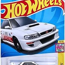 Hot Wheels 1:64 Scale 98 Subaru Impreza 22B Sti Version HW The 90S for Ages 3 and Up by Small CLAP (White)-24