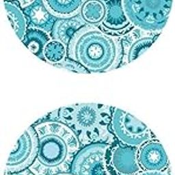 MERISHOPP® 2pcs Waterproof Non-Slip Round Table Cover Table Cloth Decor 1.2m 1.5m|Home & Garden | Kitchen, Dining & Bar | Linens & Textiles | Tablecloths-image-98
