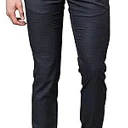 raymond Men's Mid Rise Poly Viscose Blend Solid Pattern Slim Fit Flat Front Formal Trouser-picture-47