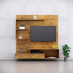 TV Unit for Living Room, Bedroom Unit Cabinet Base Mount with Storage Ideal for TV Upto 65 Inch (Giant Wood)-13