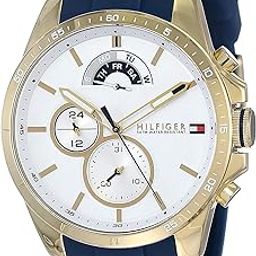 Quartz Multifunction White Dial Silicone Strap Watch for Men-NETH1791353-picture-26