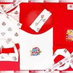 EIO New Born Baby Gift Set -13 Piecess (Red)-image-79