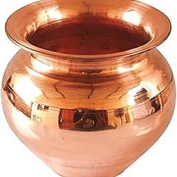 Pure Copper Kalash for Pooja – Traditional Lota for Puja, Wedding & Hindu Rituals | Copper Kalasha for Mandir, Ganesh Puja, Navratri & Housewarming (100% Pure Copper) (500 ml)-image-50