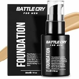 Battle Cry Lightweight Liquid Matte Foundation For Men, Long Lasting Full Coverage Liquid Foundation For Face Makeup, Hydrating Skin Corrector (Medium)-image-57