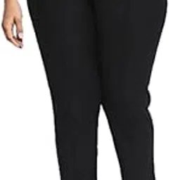 amydus Plus Size Women Crease Seam Tummy Shaper Pants | High-Waist | Stretchable | Straight Fit | Wide Waistband | 2 Pockets | Cloud Soft Fabric | Tummy Tucker Jeggings for Women - XL to 9 XL-picture-4