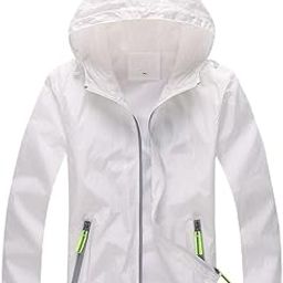 Lasher Womens Lightweight Windbreaker UV Protect Coat Hooded Zip Up Sport Jacket-image-28