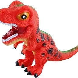 Mallexo Cartoon Soft Rubber Dinosaur Toys for Kids with Sound Big Size Jurassic World Dinosaurs Model Birthday Gifts, Dino T-rex Action Figures Dino Toy for Children 1PCs (Dilophosaurus)-10