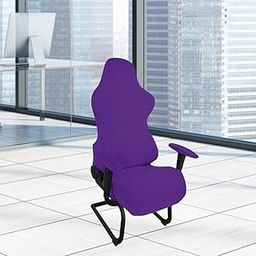 Gaming Chair Cover Soft for Rotating Chair Reclining Racing Gaming Chair Dark Purple-picture-18