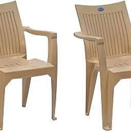 Nilkamal Plastic Chair (Marble Beige) - Set of 2, Standard, CHR2209MBG-image-26