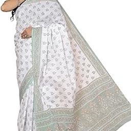 Pure Cotton Saree Printed Without Blouse Piece-image-37