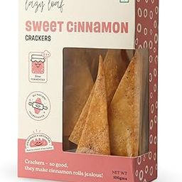 The Lazy Loaf Sweet Cinnamon Crackers - Lightly Sweetened Snack - Baked Not Fried - Crunchy and Aromatic - Natural Ingredients - 100grm-image-13