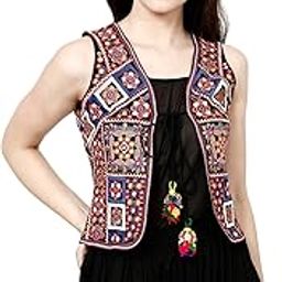 Women's Embroiderd Ethnic Shrug or Jacket RL96 and Special Embroidered Cotton Koti/Jacket/Waist Coat for Women-image-27