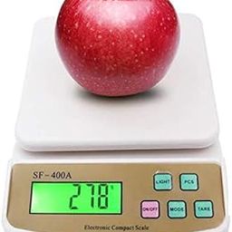 EBOFAB Kitchen Digital Weighing Scale SF400-A Square Digital Electronic with Adaptor 10 kg Digital Multi-Purpose Food Weight Machine-23