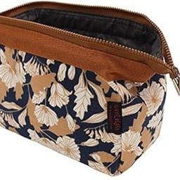 8 Cms Toiletry Kit Women Jewelry Organizer Electronics Accessories Hard Drive Carry Case Portable - Brown Daisy-image-60