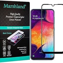 MARSHLAND Tempered Glass for Samsung A22 5G Full Glue Edge to Edge Screen Protector Bubble Free Anti Scratch Oil Coated Compatible for Samsung Galaxy A22 5G Black-picture-28