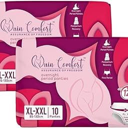 Ultra-Safe Maternity & Period Panties for Women (XL-2XL, 85–130 Cm) |10 Count | 4X Absorbent | 360° Leak Protection | Postpartum & Heavy Flow Use | Rash-Free | Super Soft & Breathable Fit-image-74
