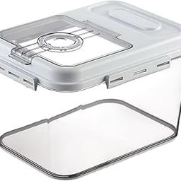 Clear Rice Storage Container Pantry Organization for Household Nuts Kitchen 66Lbs-image-30