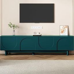 Heera Moti Halo TV Unit/TV Stand & Entertainment Unit (Green, Large)-picture-28
