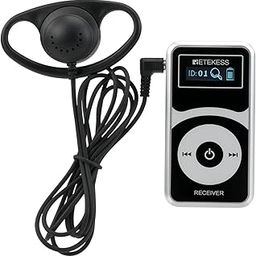 Retekess T130P Wireless Tour Guide System Headsets, Assisted Listening Devices, Noise Reduction,160m/525ft, Translation System for Church (1 Receiver)-image-57