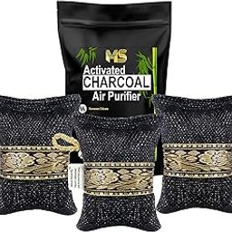 Mini Storify – Non Electric Activated Charcoal Air Purifier Bag | Pack of 3 | 75g x3 – Natural Odor Remover and Deodorizer – Organic Air Freshener Bags for Shoe Rack, Car, Kitchen, Bathroom-image-62