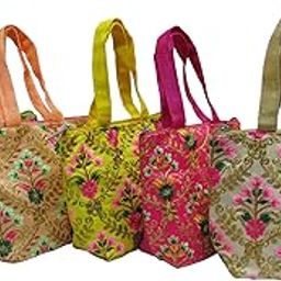 Trendy Traditional Designer Potli Bag Return Gifts For Women Bulk Wedding Favors Potli Purse For Return Gifts For Mehandi, Shagun, Haldi, Baby Shower, Guest-image-29