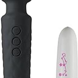 Hold N Play Full Body Massager for Women & Men, Rechargeable Wireless Massager Machine for Pain Relief, Handheld Massager with Medical Grade Silicone, 8 Speeds, 20 Modes, (Blackk)-14