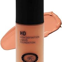 Fashion Colour High Definition Platinum Foundation Matte Finish Oil-Free, Long Lasting, Waterproof and for Flawless Skin, 30ml (Shade 03)-image-13