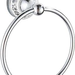 BNF®Stainless Steel Wall Mount Towel Ring Holder Hanger Bathroom Hardware Silver|Home & Garden | Home Improvement | Plumbing & Fixtures-image-29