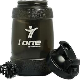 i one haker Bottle 1500ML – BPA-Free Protein Shaker with Mixing Ball | Gym & Workout Bottle for Men & Women | Durable, Leak-Proof | Available in Black & White (BLACK)-image-47