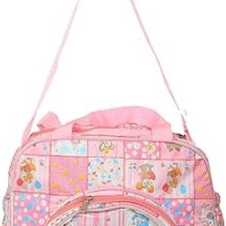 Kuber Industries Rexine 35 cms Pink Baby Bag (KUBBABY0472)-29