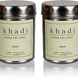 Khadi Swati Herbal Black Henna - 150g (Set of 2)-5