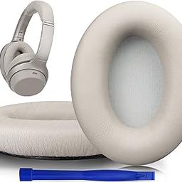 SOULWIT Lambskin Professional Replacement Earpads Cushions for Sony WH-1000XM3 (WH1000XM3) Over-Ear Headphones, Ear Pads Cushions with Noise Isolation Foam, Added Thickness - Brilliant Gold-11