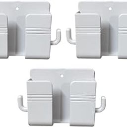 DSNS Mobile Phone Charging Stand, Multi-Functional Storage Holder, Bedside Fixed Rack, Bedroom, Office Accessories, White 01, Portable Electronic Devices (Pack of 3)-image-96