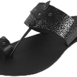 Men's Leather Printed Kolhapuri Chappal-image-27