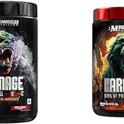 Bigmuscles Nutrition Karnage Black Preworkout [Tigerss Blood, 420g] | Massive Pump | Explosive Energy | Gorilla Power & Bigmuscles Nutrition Karnage Preworkout 60 Servings (Watermelon Lime, 360g)-3