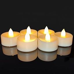 coku Flameless LED Tealight Candles, Smokeless Battery Operated Flickering Tealight Candle, Electric Decorative Tea Lights Candle for Diwali, Wedding, Gifting, & Home Decor (Warm White, Pack of 10)-image-76