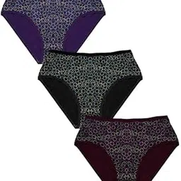 sonari 958 Women's Cotton Blend Hipsters/Panty Assorted (Pack of 3) (Color May Vary)-picture-24