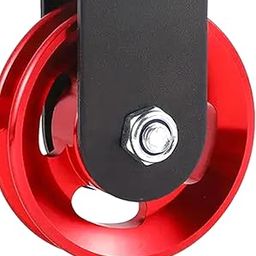 UJEAVETTE DIY Cable Pulley Attachment Silent Pulley System for Home Gym Lifting Indoor-image-17