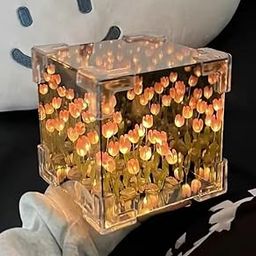 DISENO "Elegant Tabletop Light for Office - Modern Home Decor Accent (Tulip lamp-007)-11