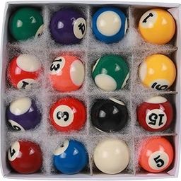 CALANDIS™ 16x Mini Billiards Table Balls Set Set for Indoor Game Rooms Recreation Game | Complete Ball Sets | Balls | Billiards | Indoor Games-picture-25