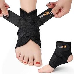 Premium Ankle Compression Brace, Adjustable Support Brace for Foot Care, Sprain, Injury, Swelling & Pain Relief, Ankle Brace for Men & Women (Pack of 1)-1