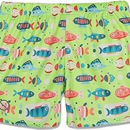 BOMBAY DUCK Swimming Brief/Shorts for Kids, Swimming Costume | Swim Suit | Swimwear| Swimming Dress|Green|6 Years-image-82