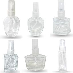 Hunky Dory 8ml Transparent Empty Glass Pocket Pen Spray Bottle Refillable Bottle Sanitizer, Perfume, Attar, Lotion, Moisture, Oil, Costemic Use (Pack of 6)-picture-48
