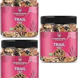 FreshoCartz Healthy Trail Mix | Dry Fruits, Seeds and Berries Mix | Protein Rich Nutmix | Healthy Nutmix | 6+ Dry Fruits, 4+ Seeds and Berries Mixed - Jar Pack (250 g (Pack of, Trail Mix)-image-22