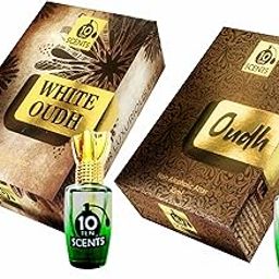 10 Scents WHITE OUDH ATTAR & OUDH Attar for Men & Women | Arabic & French Blend | Chocolate, Amber & Wood Fragrance Notes | Long-Lasting Non-Alcoholic Roll-On Attar | Ideal Gift 20ml PACK OF 2 PCS-image-56