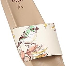 Tropica Printed Comfortable Women Slides | Stylish & Waterproof | Soft Inner Lining On Strap-0