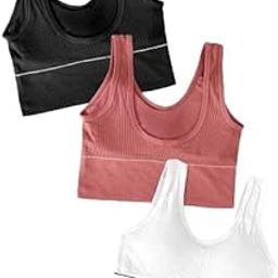 Women's Padded Sports Bra Havily Padded, Super Soft Fabric, Gym,Yoga, Sweat Proof, Seamless Spandex, Wire Free Multicolor-picture-6