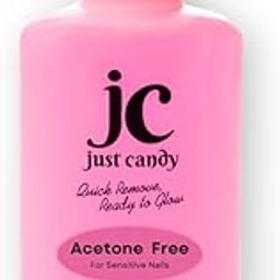 Just Candy Acetone-Free Pink Nail Polish Remover – Moisturizing Formula with Vitamin E & Jojoba Oil for Sensitive Nails – Quick Clean, No Smear, Pineapple Lemon Fragrance, Travel-Friendly (60ml)-image-54