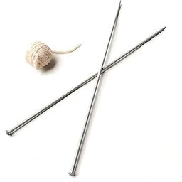 ARYANSH Shoppe Aluminium Knitting Needle (Pakki Salai) - No 13, Dia - 4.00Mm, Length - 25Cm, Knitting Needle for Making Woolen Artefacts Sweaters, Doormat, Woolen Toys, (Pakki Salai Pair of 1)-image-67