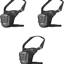 Optifit® Thigh Bag for Bikers Waist Waterproof Large Capacity EVA Tactical Multi Function Outdoor Sports Leg for Riding Hiking Climbing 3 PCS-24